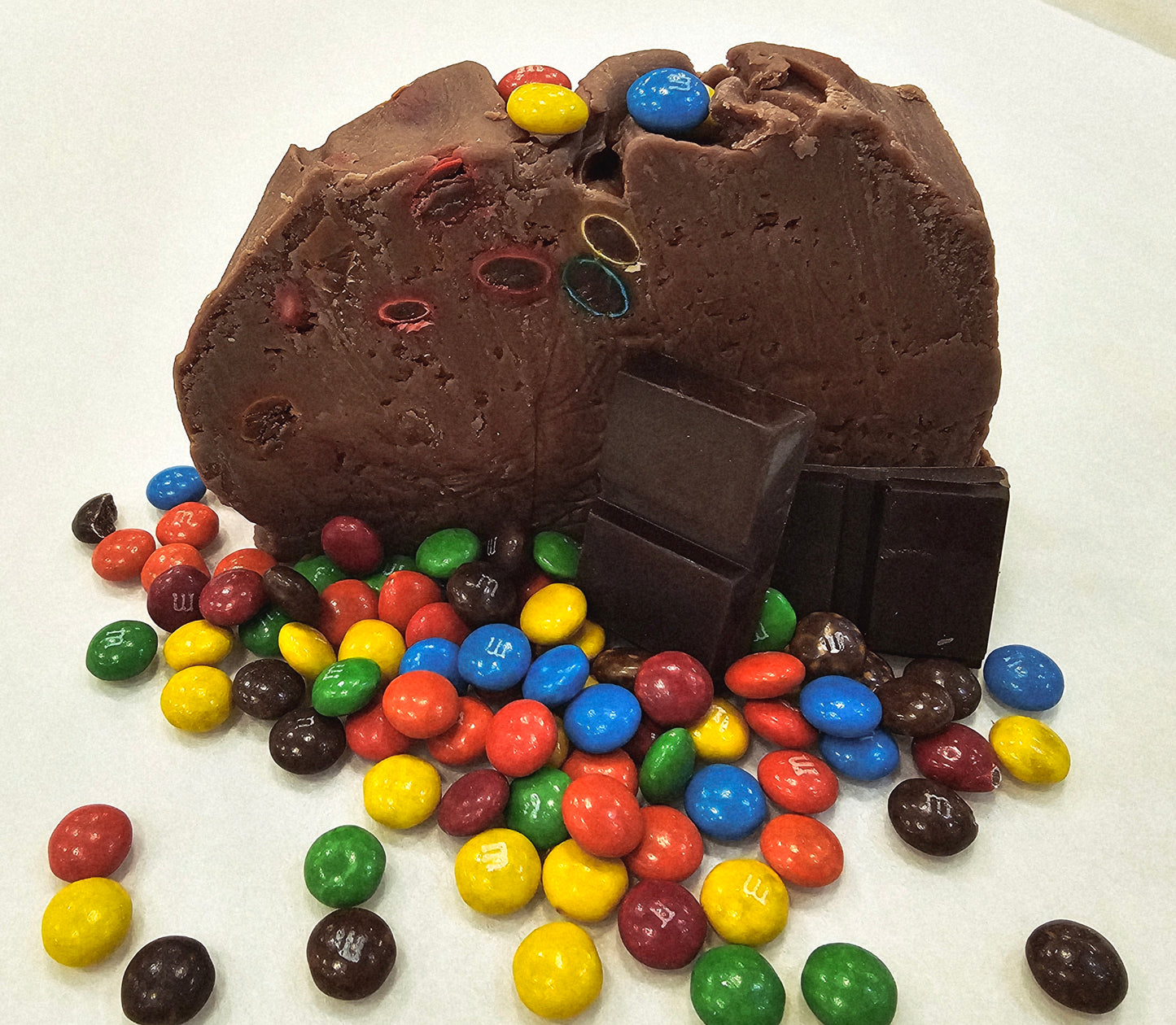 Chocolate M&M Fudge