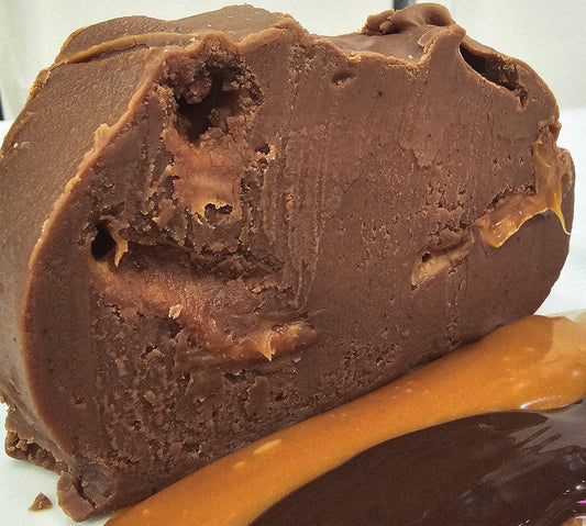 Caramel Chocolate Mudslide Fudge
