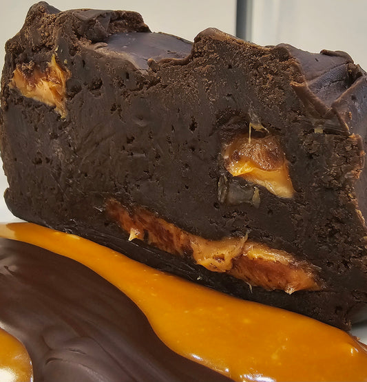 Dark Sea Salt Caramel Fudge