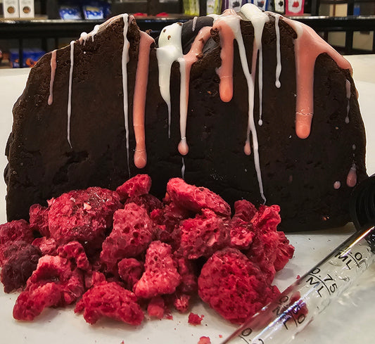 Dark Chocolate Raspberry Fudge